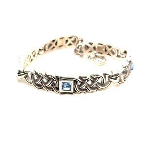 Brighton Blue Stone Interlink Bracelet